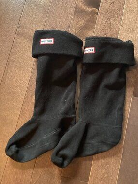 Hunter Boot Socks black color / size M